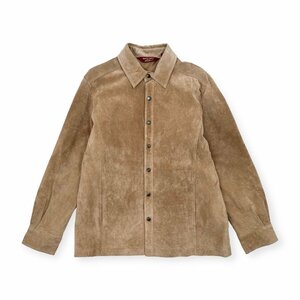 豚革◆Eddie Bauer エディーバウアー SEATTLE SUEDE 本革 ピッグスウェード レザー ジャケット M/メンズ/アウトドア