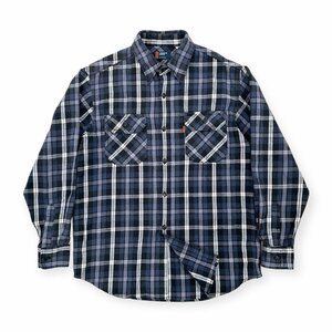 Levi's リーバイス ORANGE Tab 長袖 フランネル ヘビーネル チェックシャツ ネルシャツ ワークシャツ M/アメカジ/トリプルステッチ