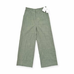 タグ付き 未使用品!!◆UNITED ARROWS green label relaxing ユナイテッドアローズ ツイード ワイド スラックスパンツ ボトムス 40