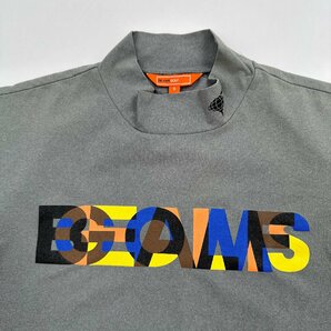 BEAMS GOLF ビームスゴルフ ロゴプリント ハイネック ドライ 半袖Tシャツ カットソー Sサイズ /グレー/メンズ/日本製の画像5