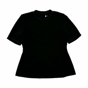 YOSHIE INABA ヨシエ イナバ バックボタン デザイン 半袖 カットソー Tシャツ ブラウス サイズ 11/ブラック 黒/レディース