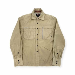 VICTORINOX ビクトリノックス 両胸ポケット 長袖シャツ Sサイズ /アウトドア/ベージュ/ゴールドウィン