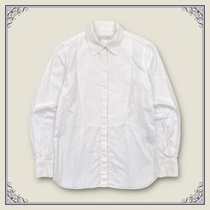 Maker's Shirt 鎌倉 比翼 長袖シャツ ドレスシャツ サイズ JP/7 白 ホワイト レディース 日本製 タキシード フォーマル