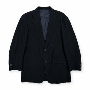 JAEGER LONDON イエーガー シルク混 ウール テーラードジャケット ブレザー サイズ M/薄手/ブラック メンズ 紳士 日本製