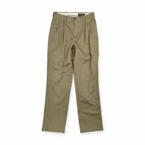 00's◆Eddie Bauer エディーバウアー STRAIGHT FITタック チノ パンツ ボトムス スラックス サイズ 30/ベージュ オールド ビンテージ