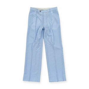 ゴルフ◆MUNSINGWEAR GrandSlam マンシングウェア タック ストライプ スラックス パンツ ボトムス サイズ 88/水色 系/スポーツ