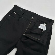 G-STAR RAW ジースターロゥ D-STAQ MID BOY SLIM ストレッチ ブラックデニム パンツ ジーパン ジーンズ W27 / 黒 ジップフライ_画像6