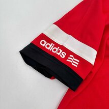 adidas GOLF アディダス ゴルフ BD 半袖 ポロシャツ ドライシャツ ロゴデザイン サイズ S/レッド 系/メンズ/スポーツ_画像2