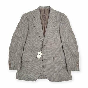 新品未使用◆NEWYORKER ニューヨーカー シルク混 COOLWOOL テーラードジャケット ブレザー YA5 / 毛×絹×麻 メンズ 日本製