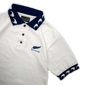 ニュージーランド製◆MTS SPORTS 半袖 ポロシャツ ラガーシャツ XS / 白 ホワイト メンズ スポーツ ラグビー