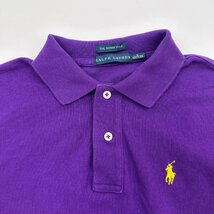 RALPH LAUREN ラルフローレン 半袖 コットン ポロシャツ Sサイズ/パープル 紫系/THE SKINNY POLO レディース_画像3