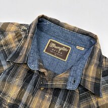 Wrangler ラングラー RETRO レトロシリーズ デザインチェック柄 ウエスタンシャツ 長袖シャツ サイズ XL /メンズ_画像4