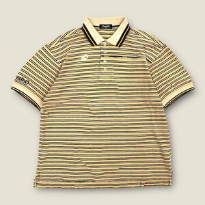  модный!!*Paradiso Paradiso с вышитым логотипом окантовка рисунок рубашка-поло с коротким рукавом M размер / мужской спорт Golf 