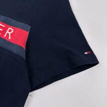 TOMMY HILFIGER トミーヒルフィガー フラッグ ロゴ デザイン 半袖Tシャツ カットソー M/ネイビー/メンズ_画像5