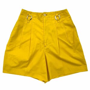 FLORIDAKEYS フロリダキーズ ゴールド金具 キュロット スカート パンツ /黄色 イエロー レディース