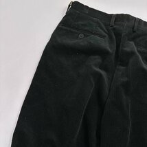 DAKS ダックス NIEDIECK CORD ドイツ製生地 コーデュロイ ツータック スラックス パンツ ボトムス サイズ 79/ダークグレー系/メンズ 日本製_画像9