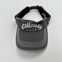 Callaway キャロウェイ ロゴ刺繍 サンバイザー キャップ 帽子 /ゴルフ_画像2