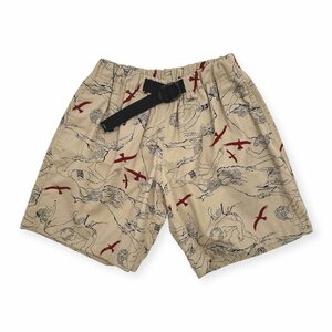 WILD THINGS Wild Things surfing total pattern climbing pants short pants S size / beige group / outdoor 