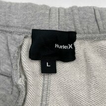 Hurley ハーレー ベルト付き スウェット クライミングパンツ ハーフパンツ ボトムス Lサイズ /グレー/メンズ/アウトドア_画像4