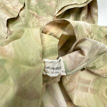Mr.JUNKO ミスタージュンコ コシノジュンコ 総柄 半袖 シャツ M-Lサイズ程度/グリーン 緑系/メンズ ビンテージ_画像7