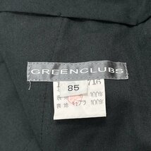 GREENCLUBS グリーンクラブ ツータック ウール スラックスパンツ ボトムス サイズ 85 / 黒 ブラック メンズ ライカ 春夏_画像6