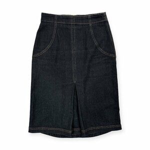 上品 デザイン◆MARELLA マレーラ JEANS デニム タイトスカート 38 /三喜商事代理/ビンテージ/ブラックデニム系