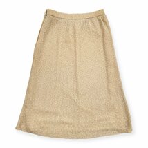 ビンテージ◆Pierre Cardin ピエールカルダン サマーニット スカート 9/ベージュ/春夏/レディース/K-OS7096_画像8