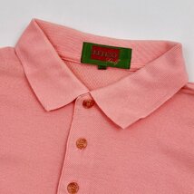 KENZO GOLF ケンゾー ゴルフ 刺繍入り 長袖 鹿の子 ポロシャツ サイズ 1 / ピンク 日本製 ビンテージ_画像2