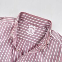 BrooksBrothers 346 ブルックスブラザーズ オックスフォード 長袖シャツ ワイシャツ ドレス差シャツ Sサイズ / ピンク系 メンズ_画像3