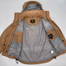 AIGLE エーグル フード収納 マウンテンジャケット パーカー THERMO/KIT J サイズM/オレンジベージュ/アウトドア_画像7