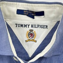 ビンテージ◆TOMMY HILFIGER トミーヒルフィガー ポケット付き 長袖 コットン シャツ ワイシャツ 15-31/メンズ_画像6