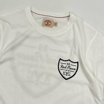 Brooks Brothers ブルックスブラザーズ Red Fleece ビッグプリント 半袖 コットン Tシャツ Mサイズ/ホワイト系 /メンズ_画像4