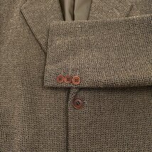 allegri アレグリ ウール 羊毛 テーラードジャケット LY/ブラウン系 メンズ 紳士 三陽商会 日本製_画像4