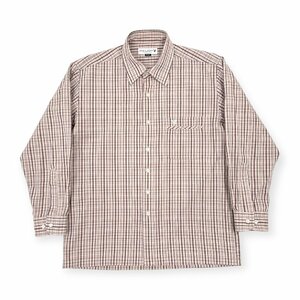 LYLE&SCOTTla il & Scott check pattern long sleeve shirt L size / men's casual Golf made in Japan 