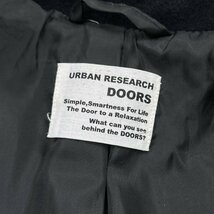 URBAN RESEARCH DOORS メルトンウール ピーコート ジャケット サイズ ONE / 濃紺 ネイビー レディース マリン イカリボタン_画像7