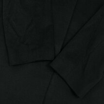 カシミヤ100%◆CASHMERE デオロン 強力消臭&抗菌 カシミアウール ステンカラー ロングコート 比翼 サイズ 11AR/レディース ブラック 黒_画像3