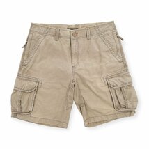 L.L.Bean エルエルビーン コットン カーゴ ショーツ ショートパンツ ハーフパンツ 34 /ベージュ/アウトドア/古着_画像1