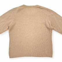 カシミヤ100%◆CASHMERE クルーネック 長袖 ニットセーター M / ベージュ カシミア_画像7