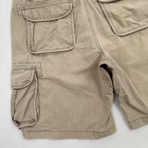 L.L.Bean エルエルビーン コットン カーゴ ショーツ ショートパンツ ハーフパンツ 34 /ベージュ/アウトドア/古着_画像9