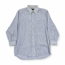 LANVIN COLLECTION ランバン ストライプ 長袖シャツ ワイシャツ サイズ 42-80 /水色 系/メンズ 紳士 日本製_画像1