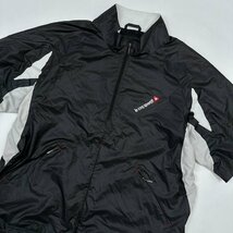 le coq sportif GOLF ルコックゴルフ ハーフジップ 半袖 ウインドブレーカー プルオーバー ジャケット 裏メッシュ M/ブラック メンズ_画像2