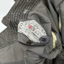 renoma paris tissu レノマ シルク混 テーラードジャケット ブレザー ストライプ メンズ/大賀 ビンテージ 絹_画像9