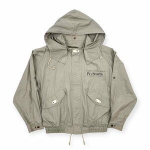PIASPORTS Piasports with a hood . design cotton jacket blouson size 3 / gray ju/ men's / Leica / made in Japan 