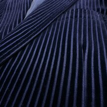 ドイツ製生地◆niedieck brilliant velvet ニューディック ブリリアント ストライプ コーデュロイ 最高級 ベロア テーラードジャケット AB5_画像5