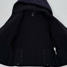 THE SMOCK SHOP スモックショップ 裏フリース フード付 キルティング ジャケット コート Mサイズ /レディース/紫/パープル_画像6