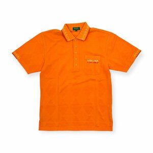 VINTAGE!!◆KENZO GOLF ケンゾー ゴルフ ドライ ポケット付き 半袖 ポロシャツ サイズ 3/メンズ/オレンジ