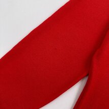 イタリア製◆vario fonte DONNA ラインストーン付き ウールニットセーター Mサイズ / 赤 レッド レディース_画像6