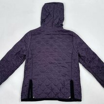 THE SMOCK SHOP スモックショップ 裏フリース フード付 キルティング ジャケット コート Mサイズ /レディース/紫/パープル_画像9