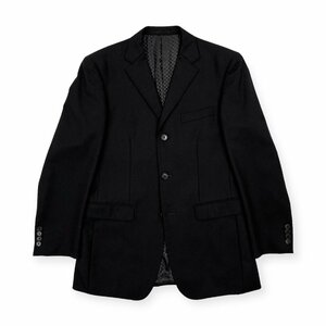ficce Yoshiyuki Konishi YOSHIYUKI KONISHI Fitch . wool 3B tailored jacket shadow stripe 94Y6/ Don small west / black / black 