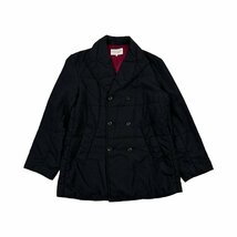 TAKEO KIKUCHI DAILY WEAR タケオキクチ ダブル テーラード ジャケット 中綿 ナイロン サイズ3/ブラック 黒系/メンズ 日本製_画像1